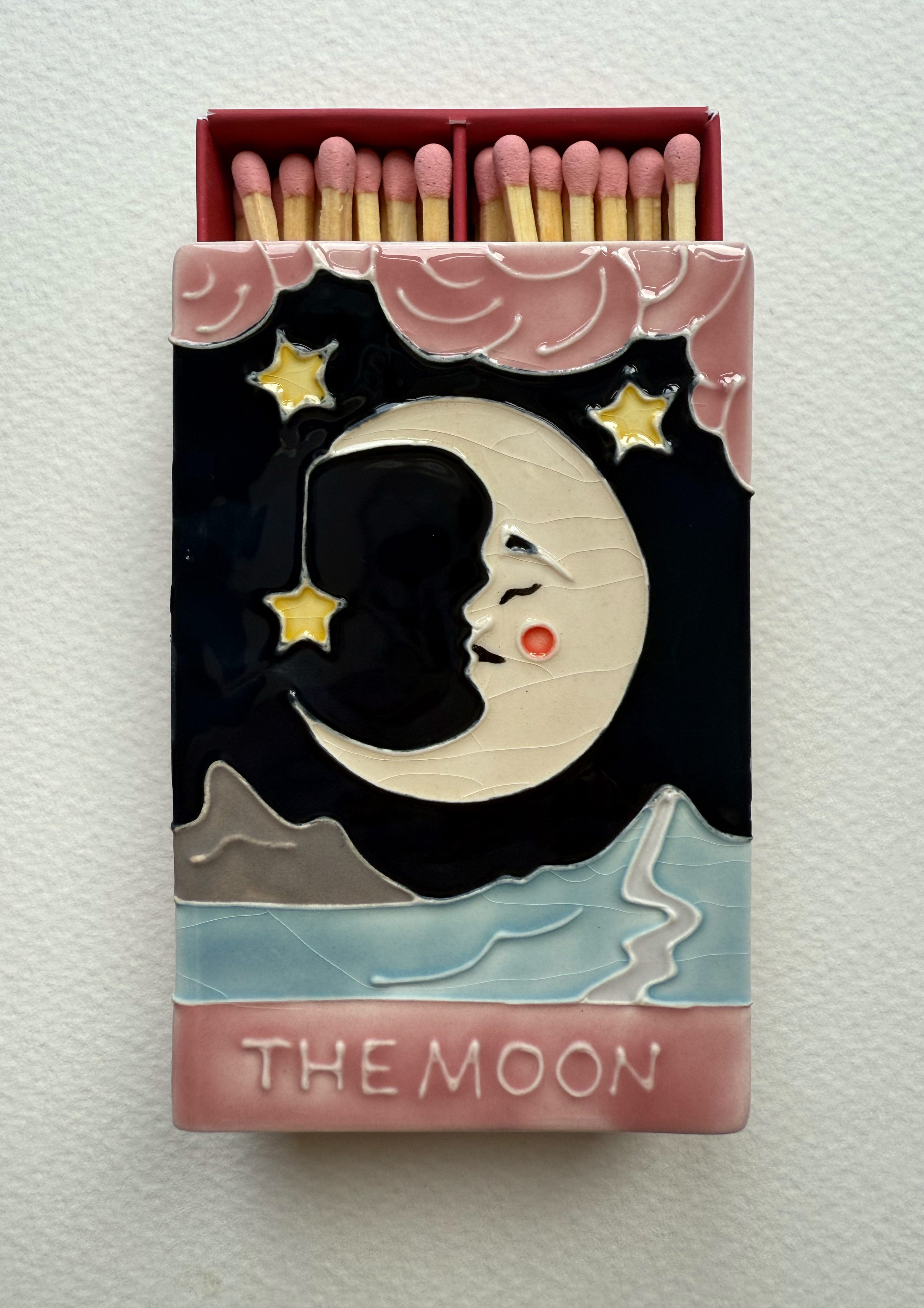 SAMPLE - The Moon Ceramic Matchbox A