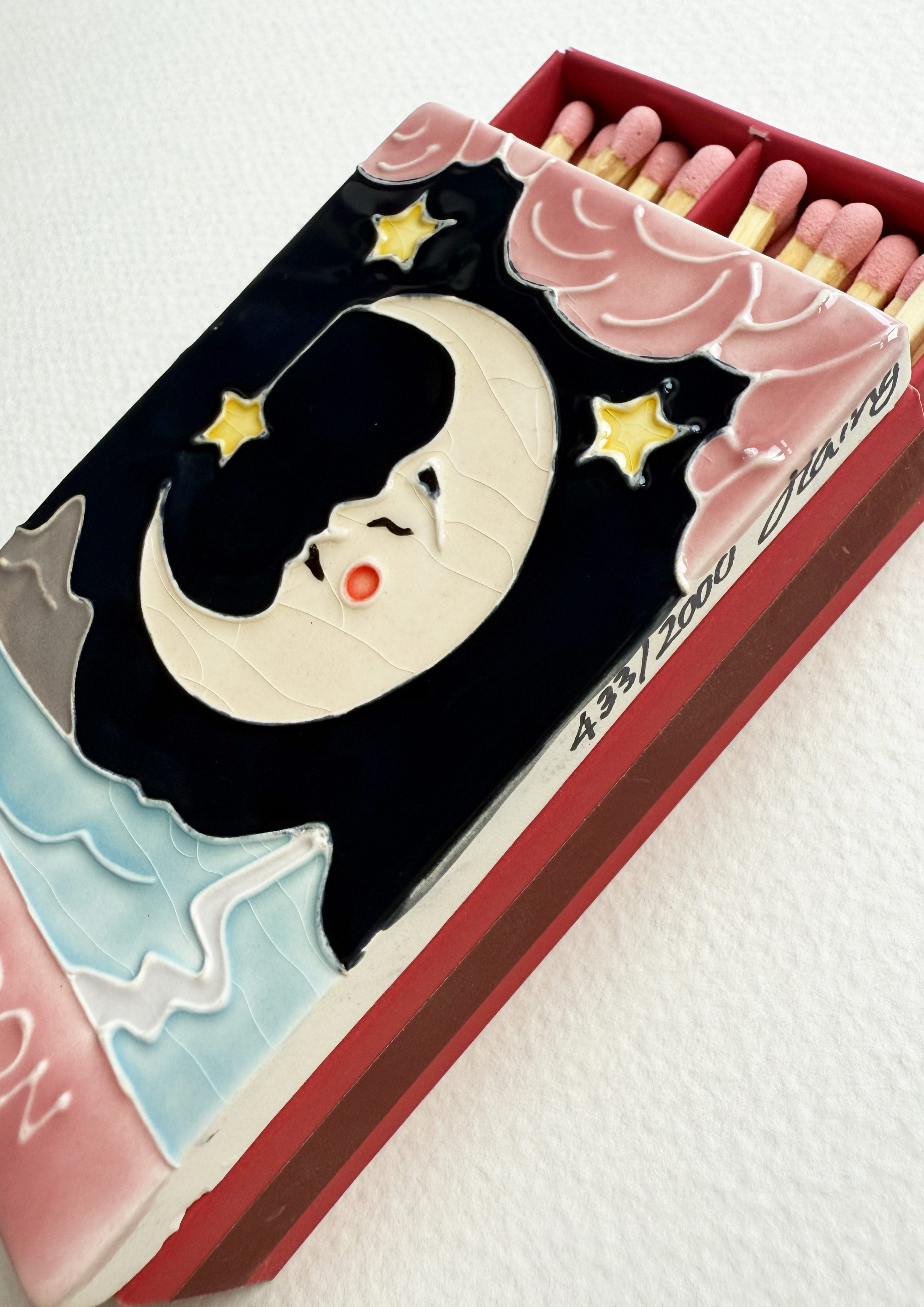 SAMPLE - The Moon Ceramic Matchbox A