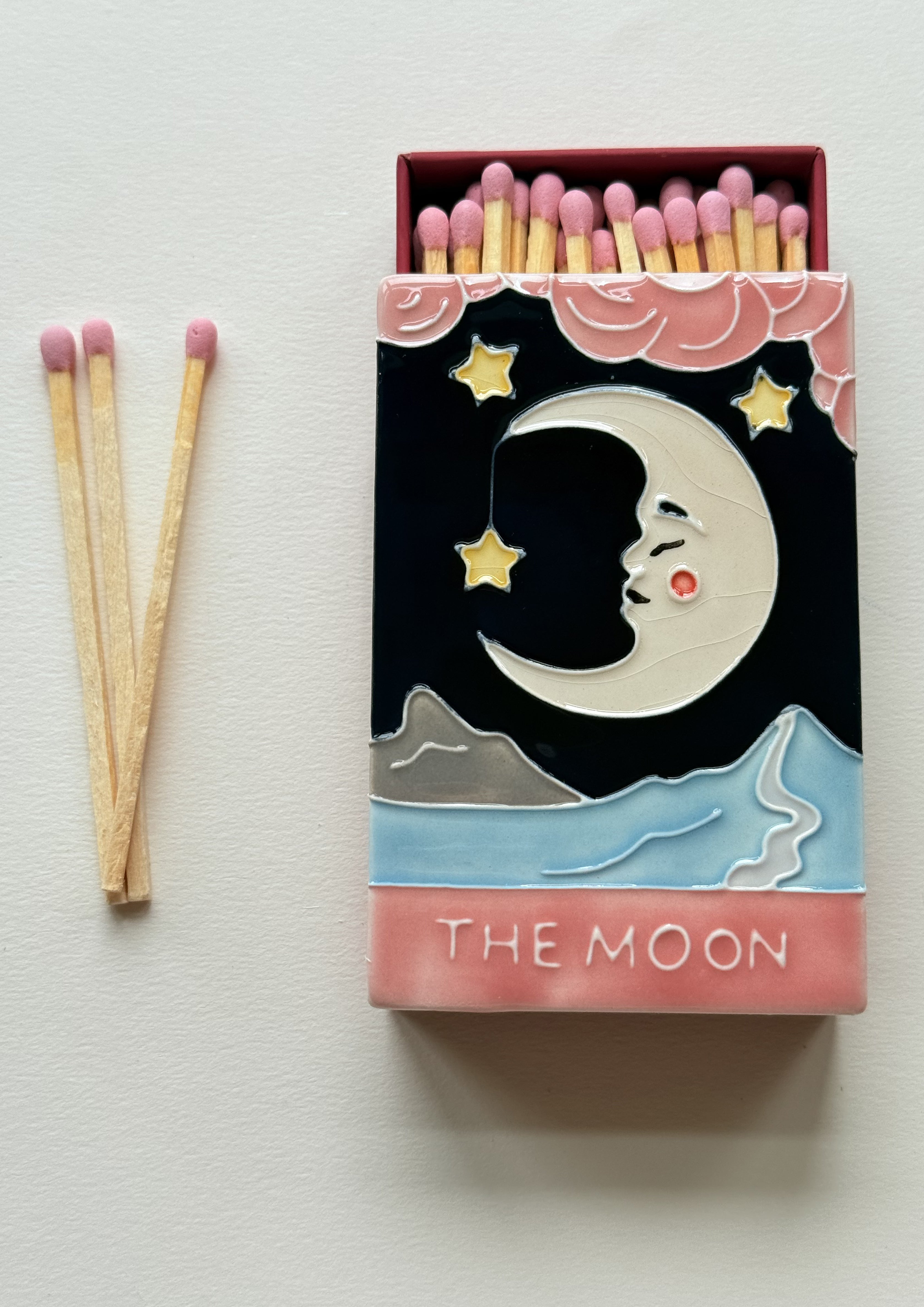 The Moon Ceramic Matchbox Sample - B
