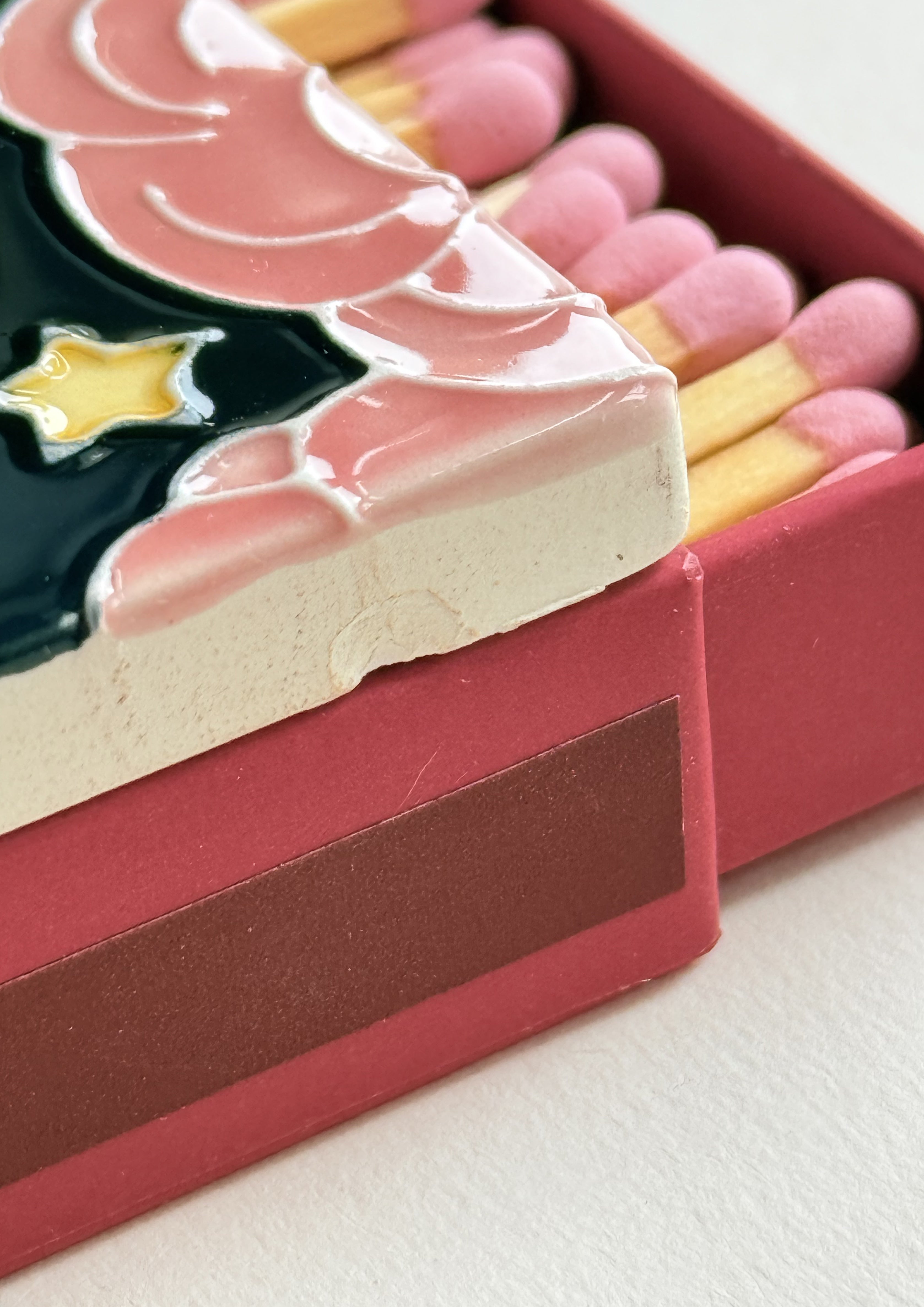 The Moon Ceramic Matchbox Sample - B