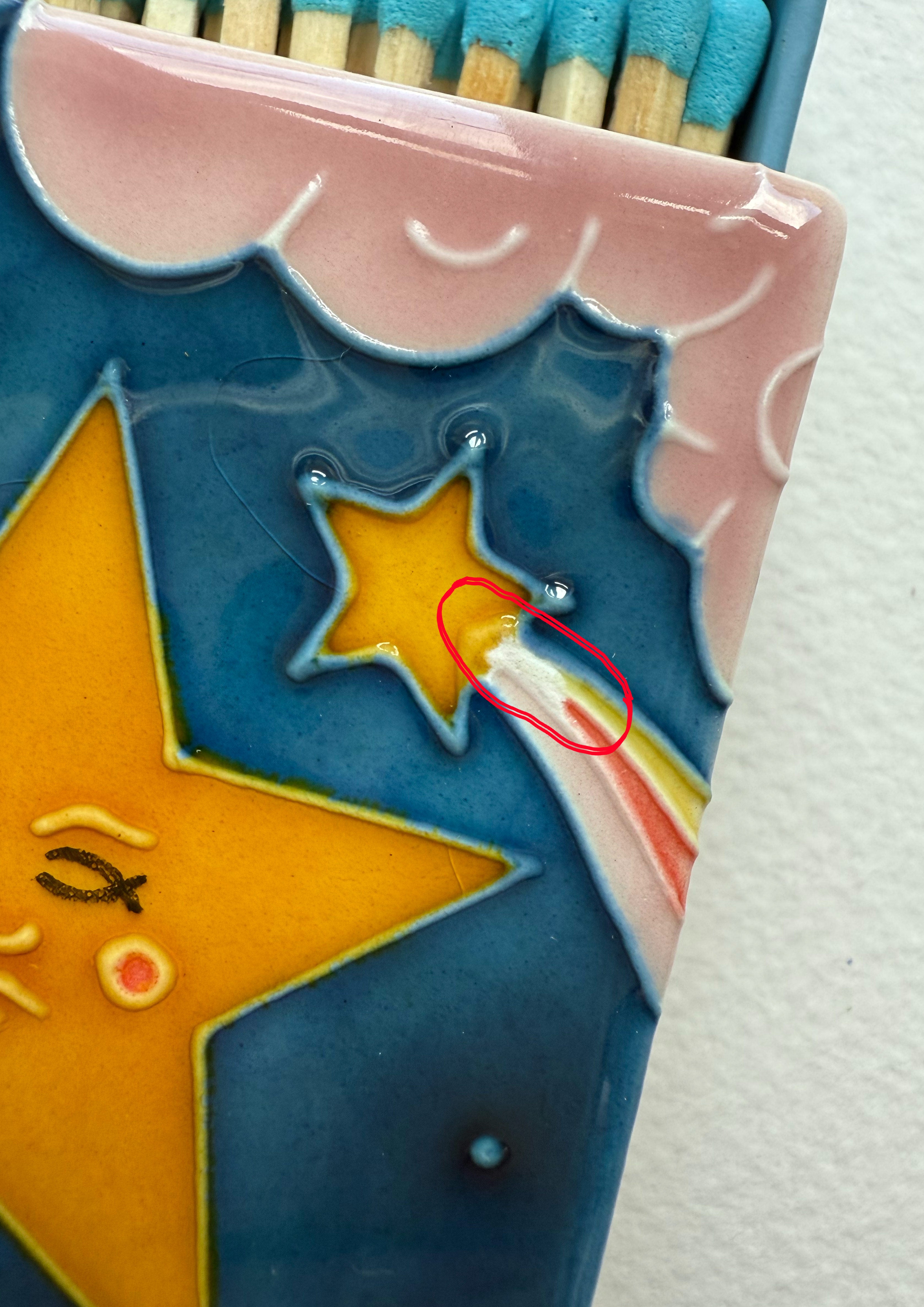 SAMPLE - The Star Ceramic Matchbox B