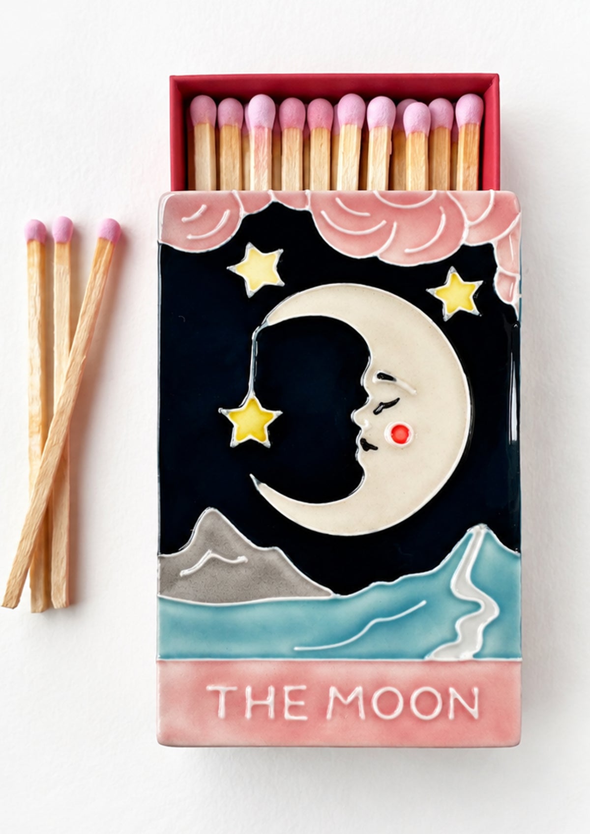 The Moon II Ceramic Matchbox