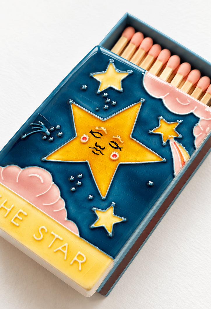 The Star Ceramic Matchbox