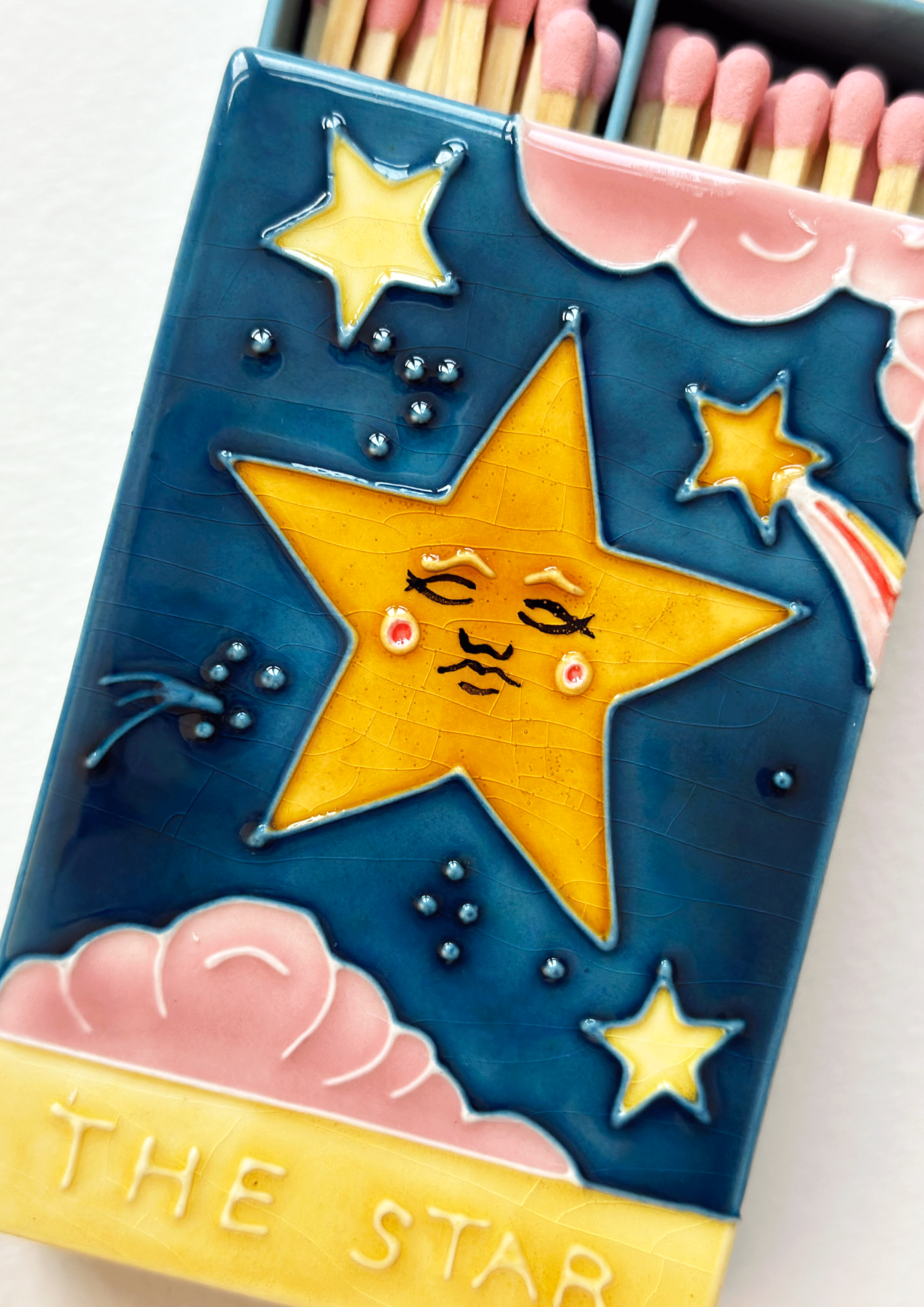 The Star Ceramic Matchbox