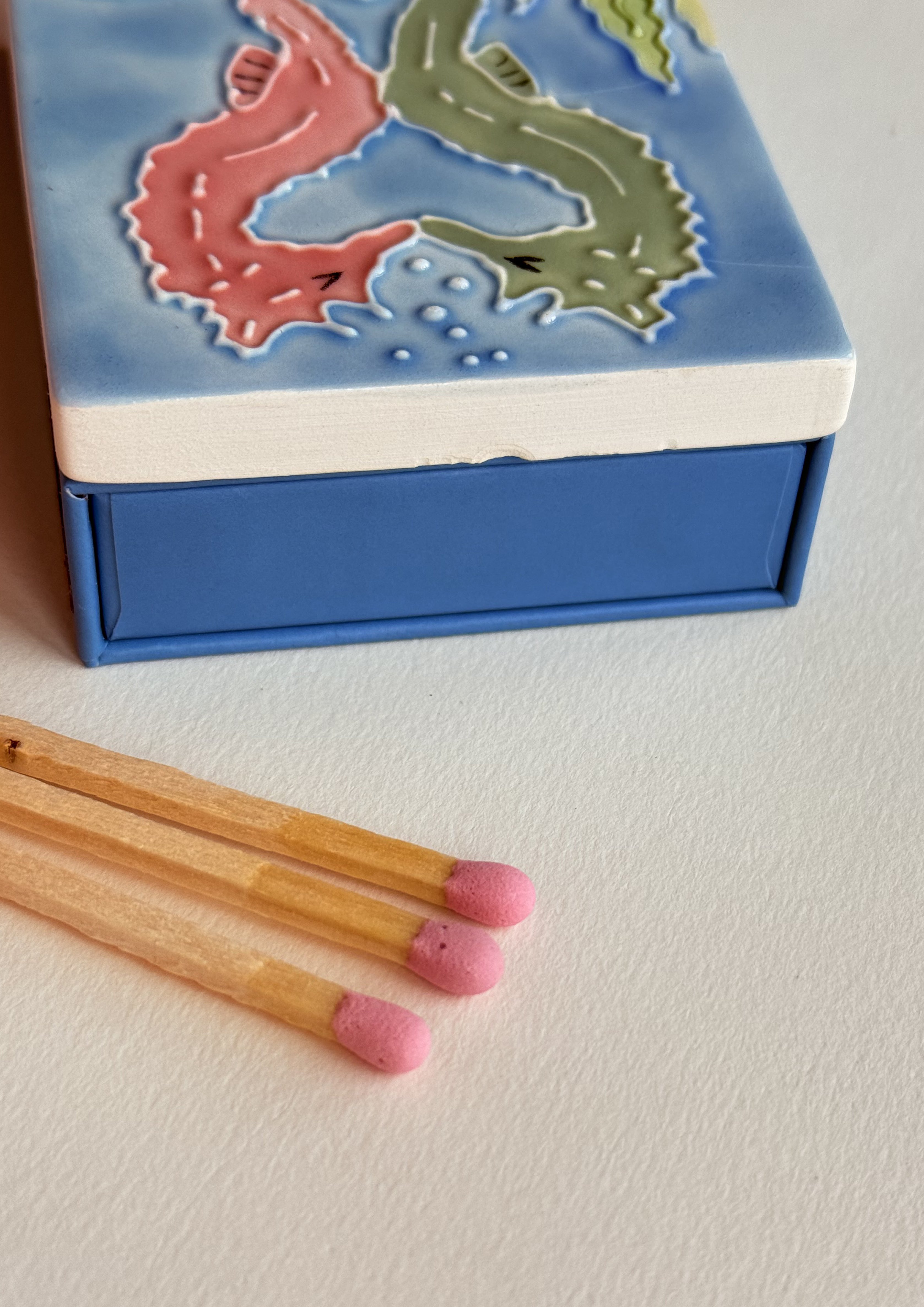 Toujours Ceramic Matchbox Sample
