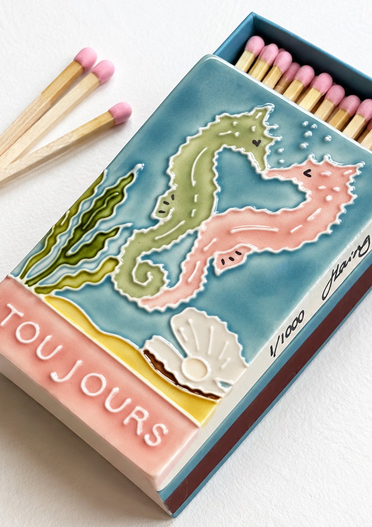 Toujours Ceramic Matchbox