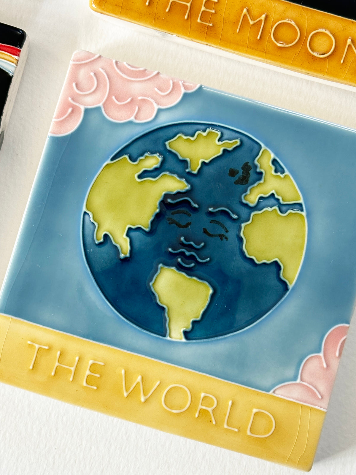 Single World Tarot Ceramic Coaster