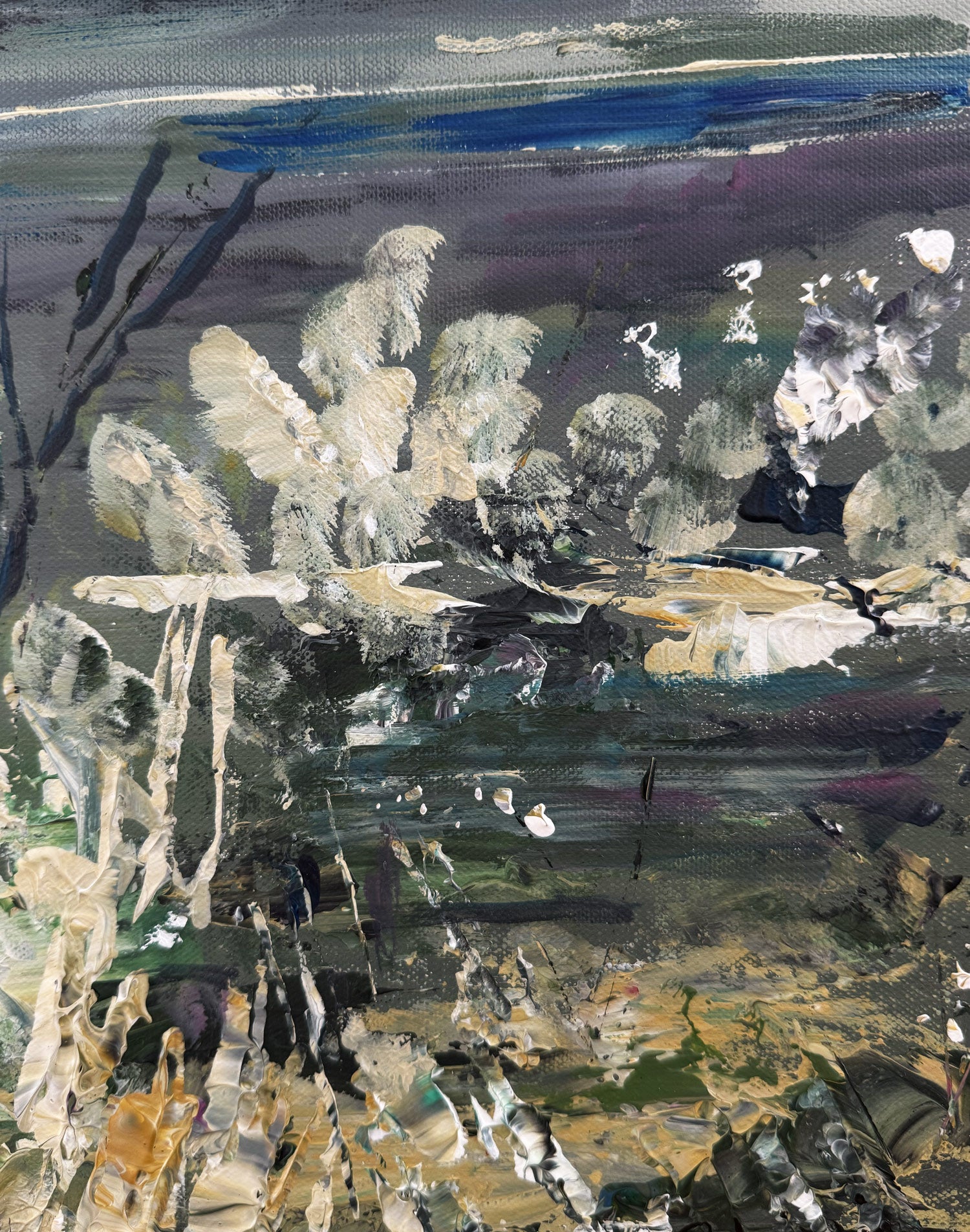 Night Veil - Acrylic on Canvas