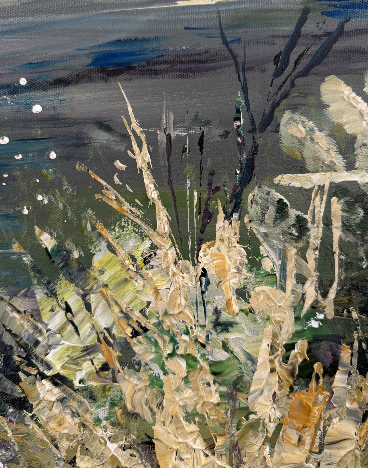 Night Veil - Acrylic on Canvas