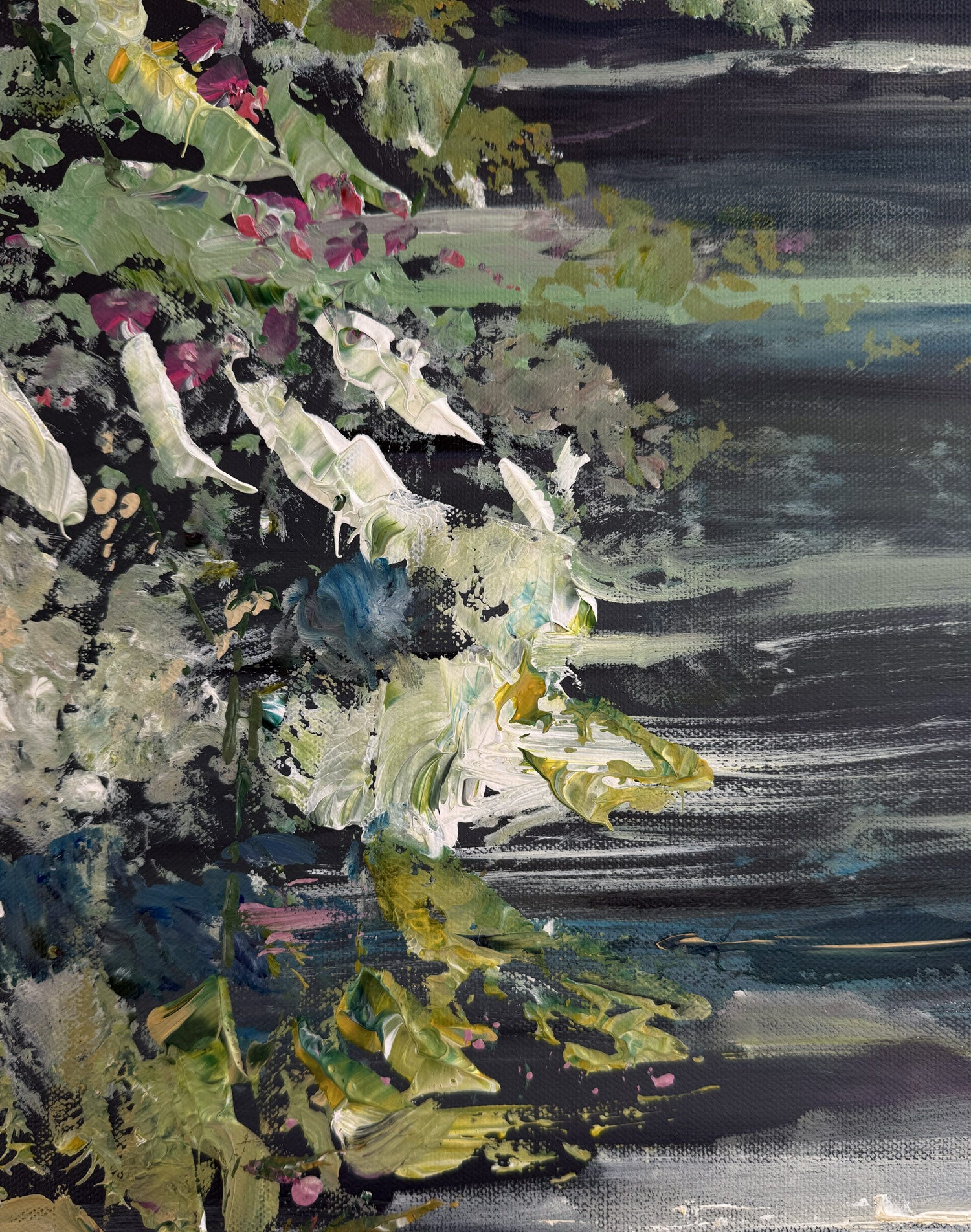 Night Veil - Acrylic on Canvas