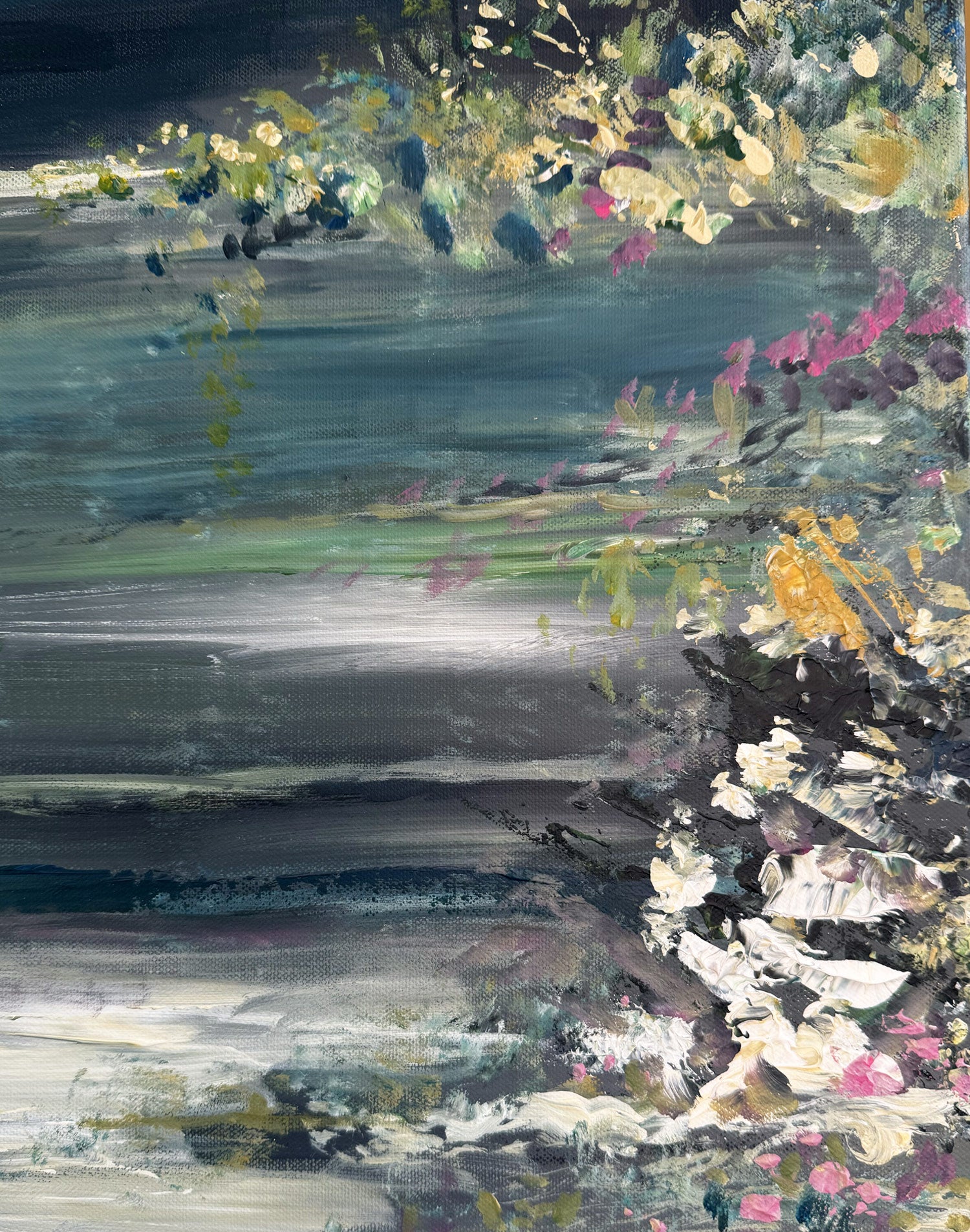 Night Veil - Acrylic on Canvas