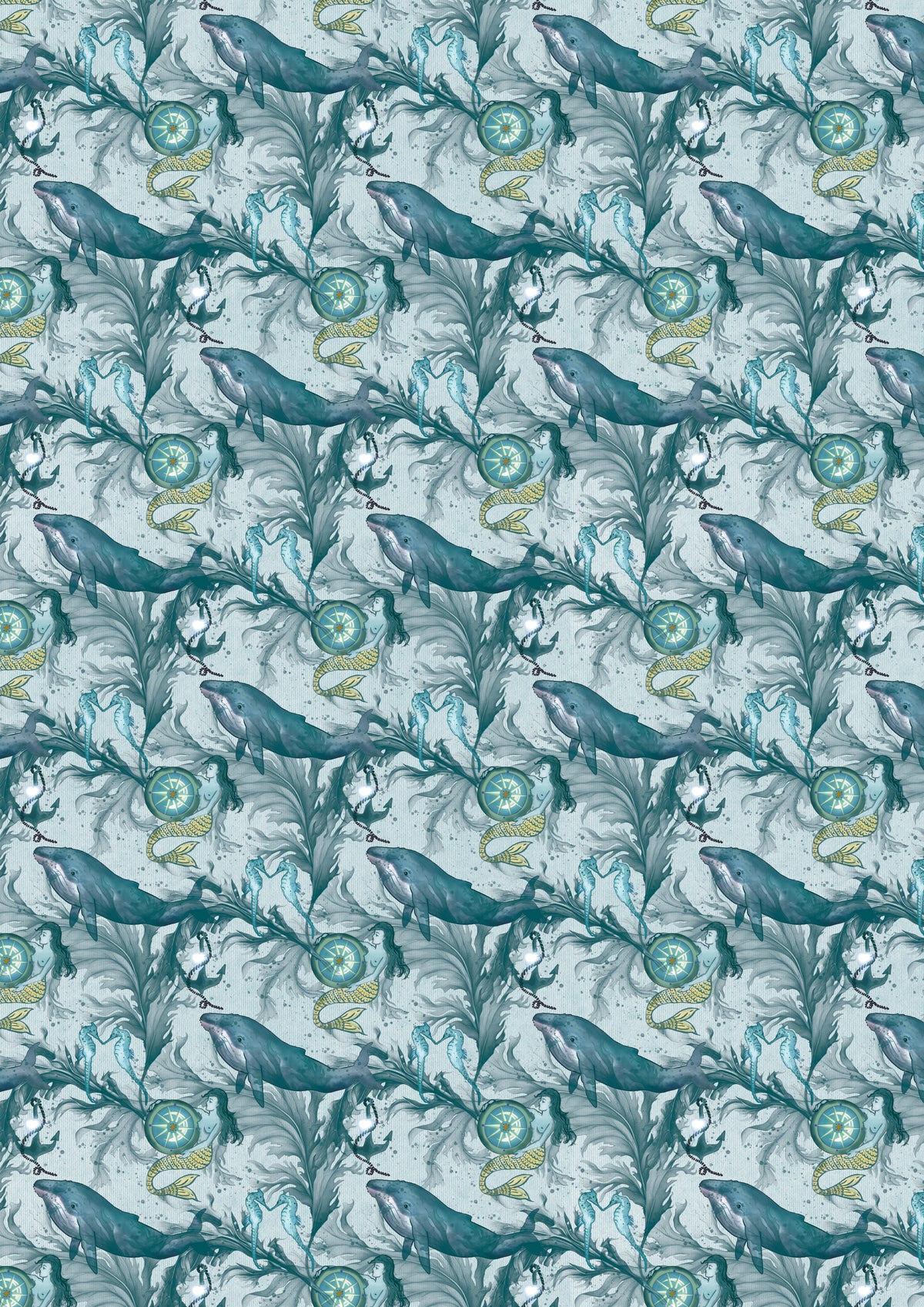 Luxury Wrapping Paper - 5 Sheets - Deep Dive