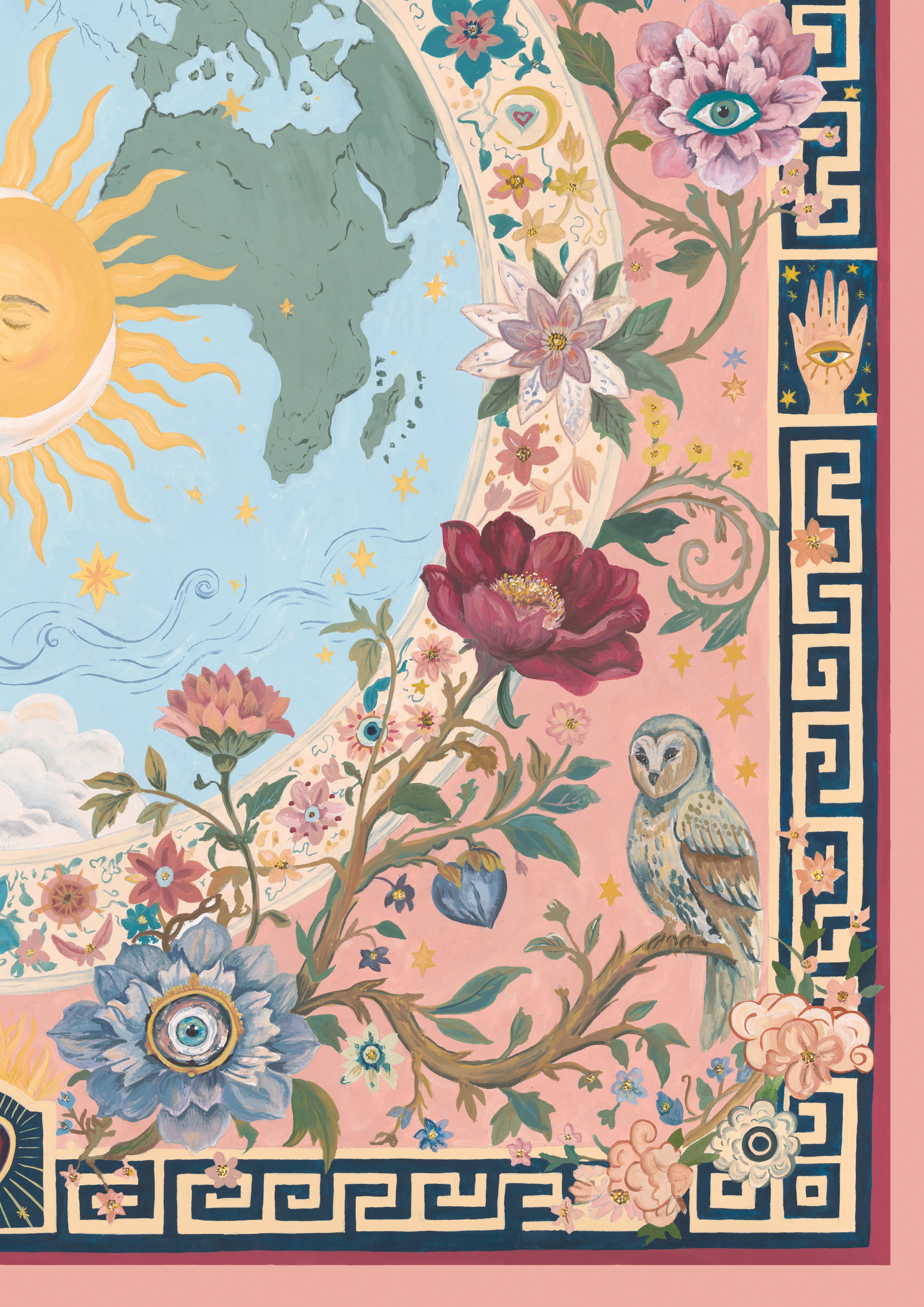 Limited Edition Giclée Print - Celestial Blooms