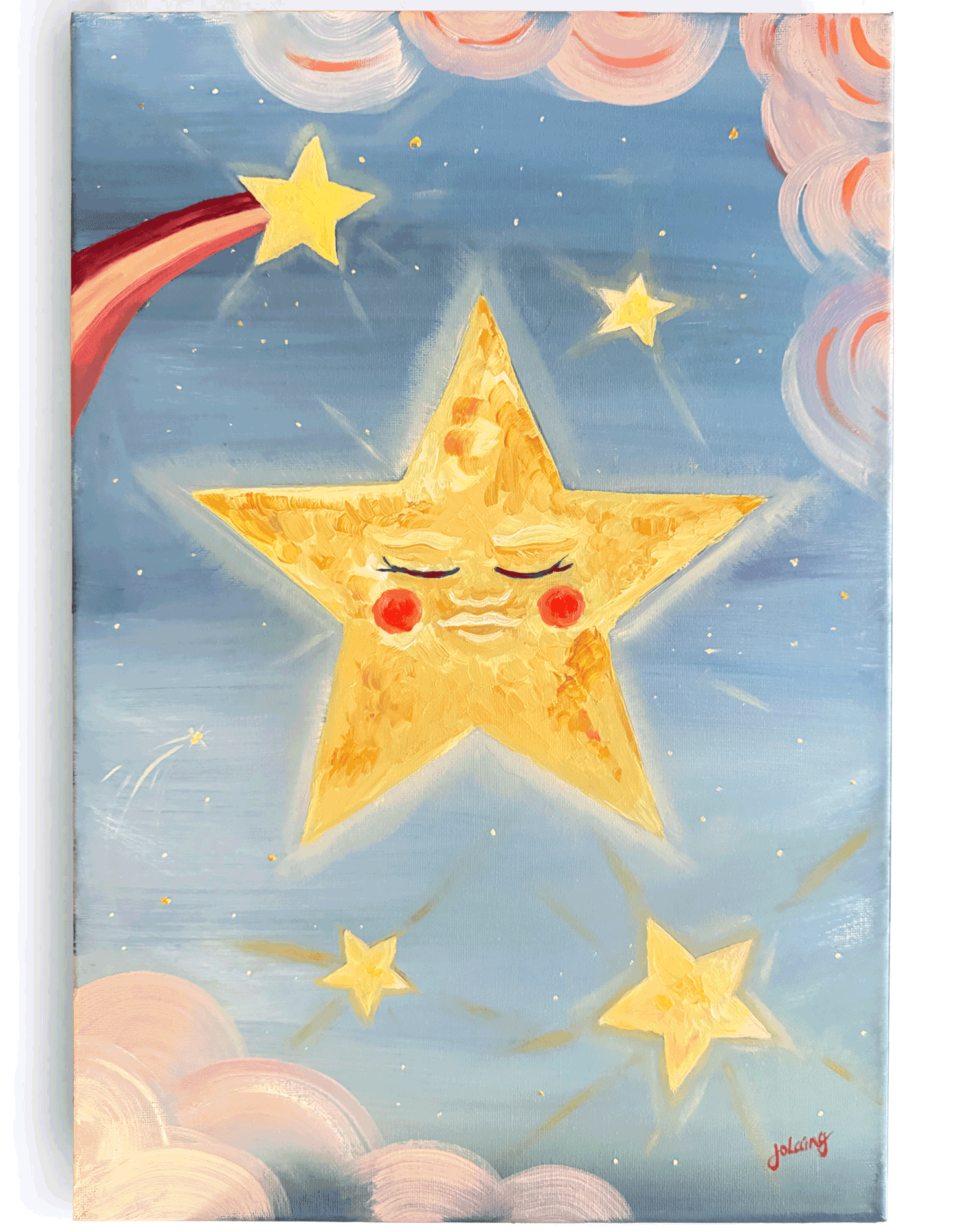 The Star - Original Oil On Canvas