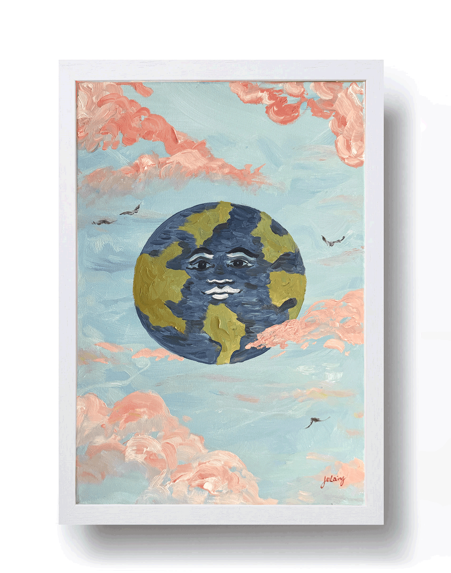 The World - Original Oil On Canvas