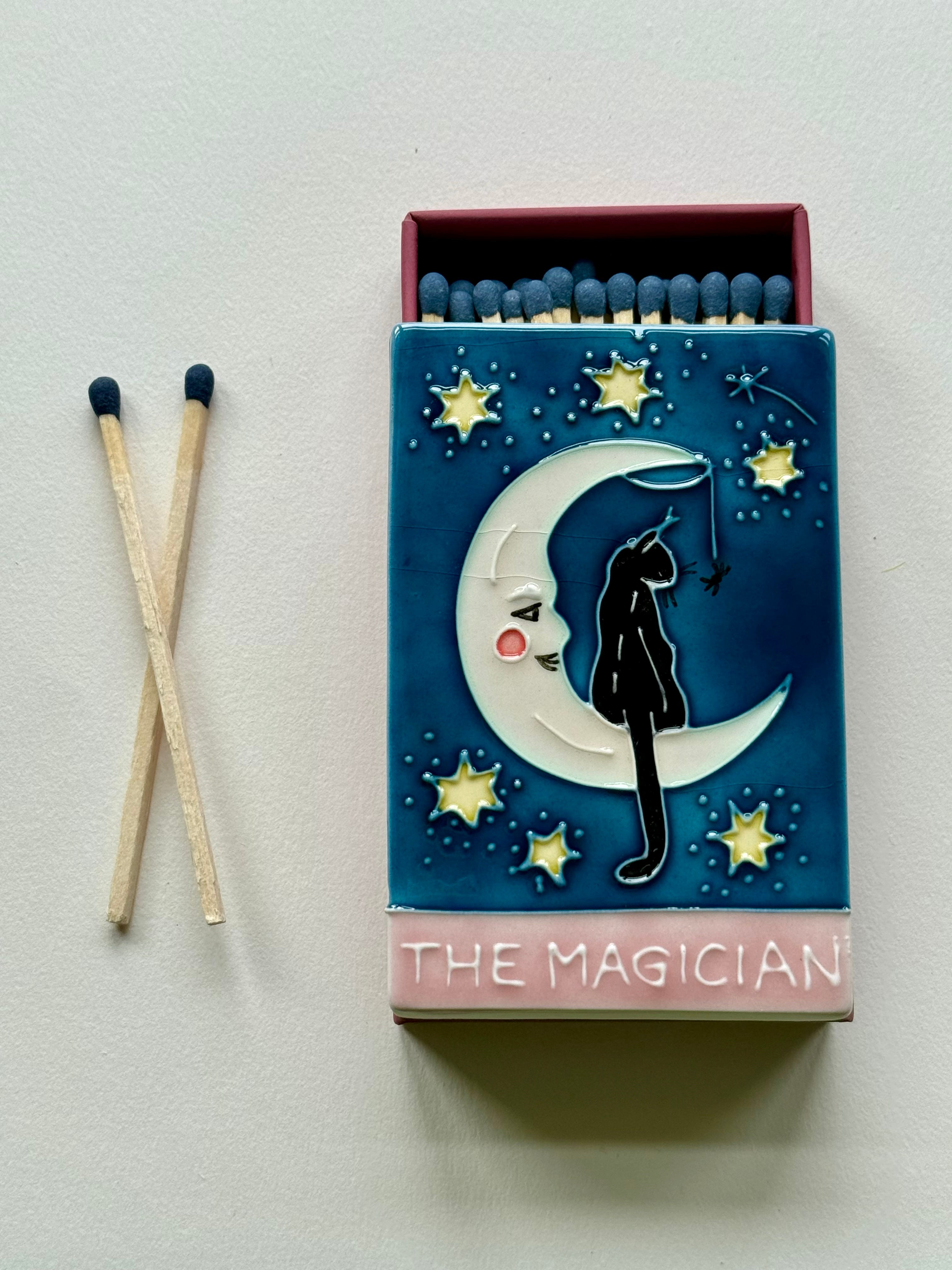 Sample B - The Magician Ceramic Matchbox