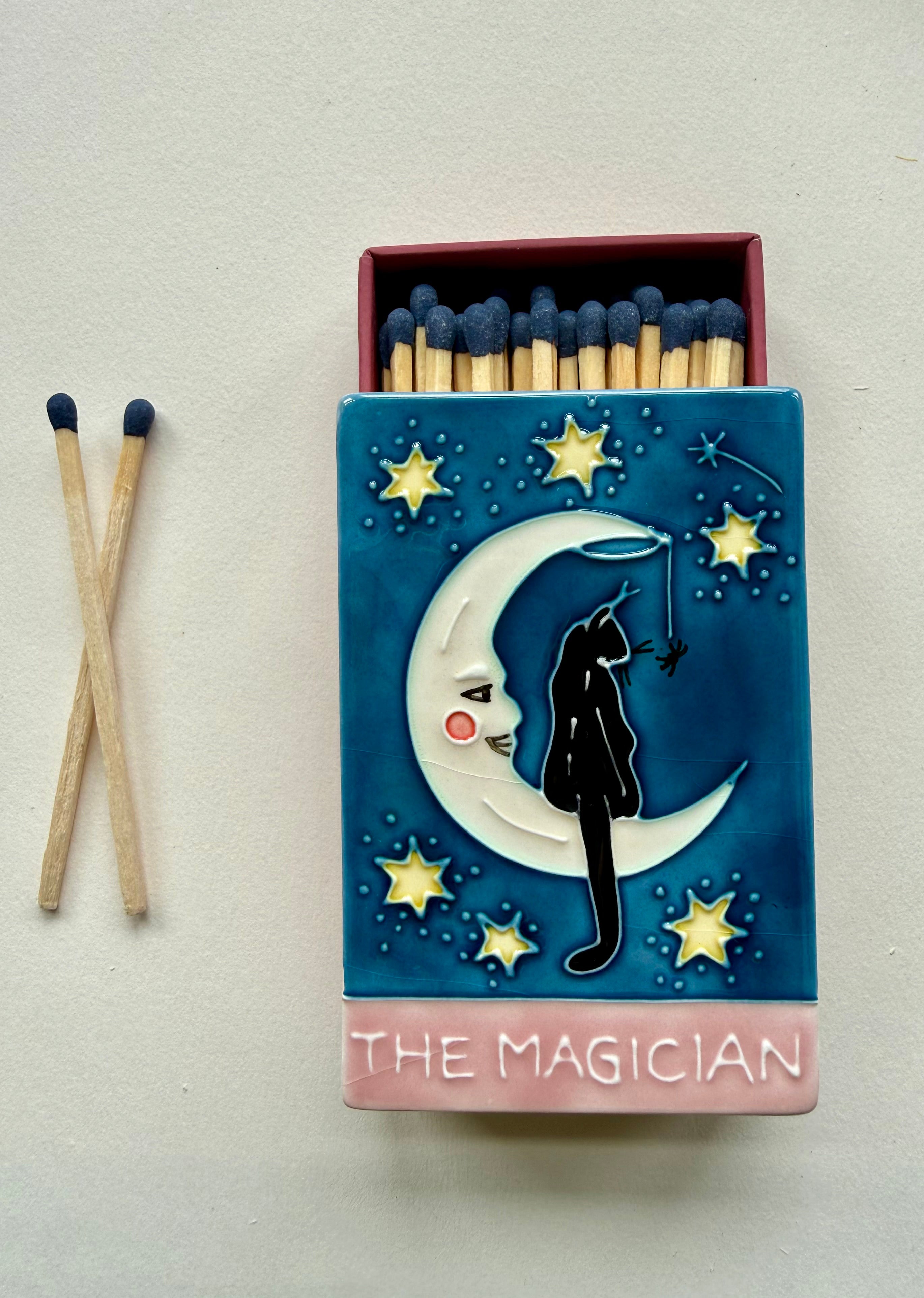 Sample C - The Magician Ceramic Matchbox