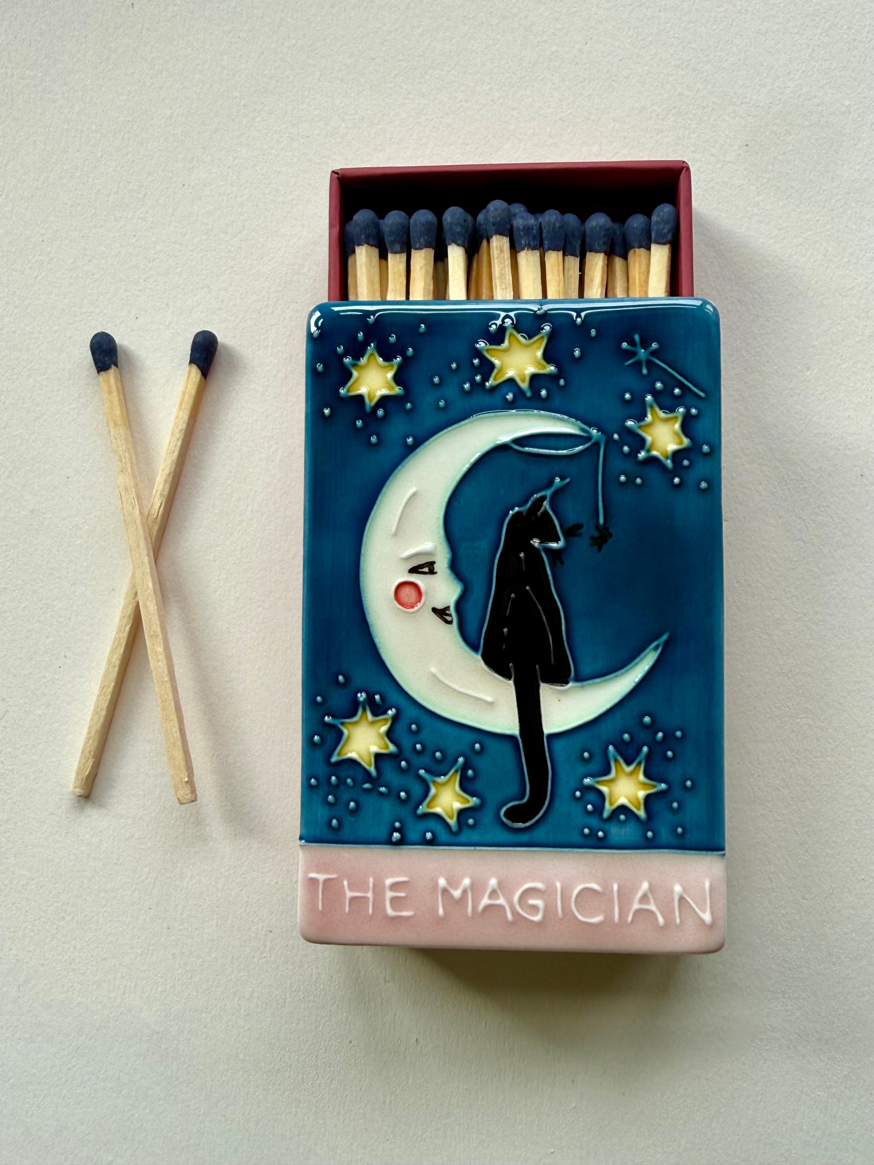 Sample D - The Magician Ceramic Matchbox