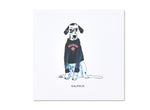 Jo Laing - Dalmain Dogs in Vogue Greeting Card - luxury stationery made in England