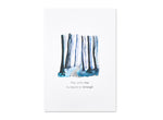 Jo Laing - With Sympathy Greeting Card - luxury stationery made in England