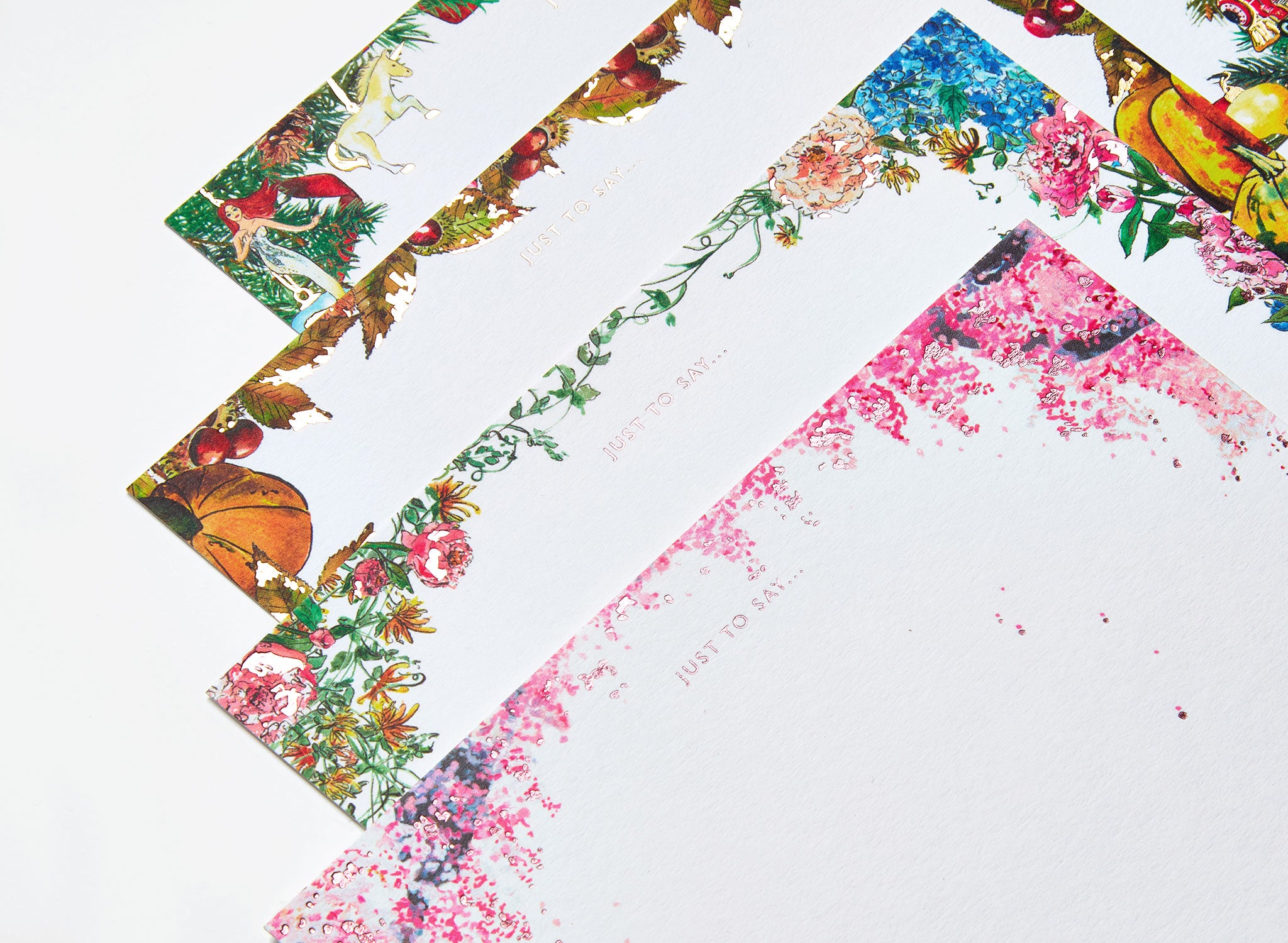 Jo Laing - Four Seasons Correspondence Cards - luxury stationery and notecards made in England