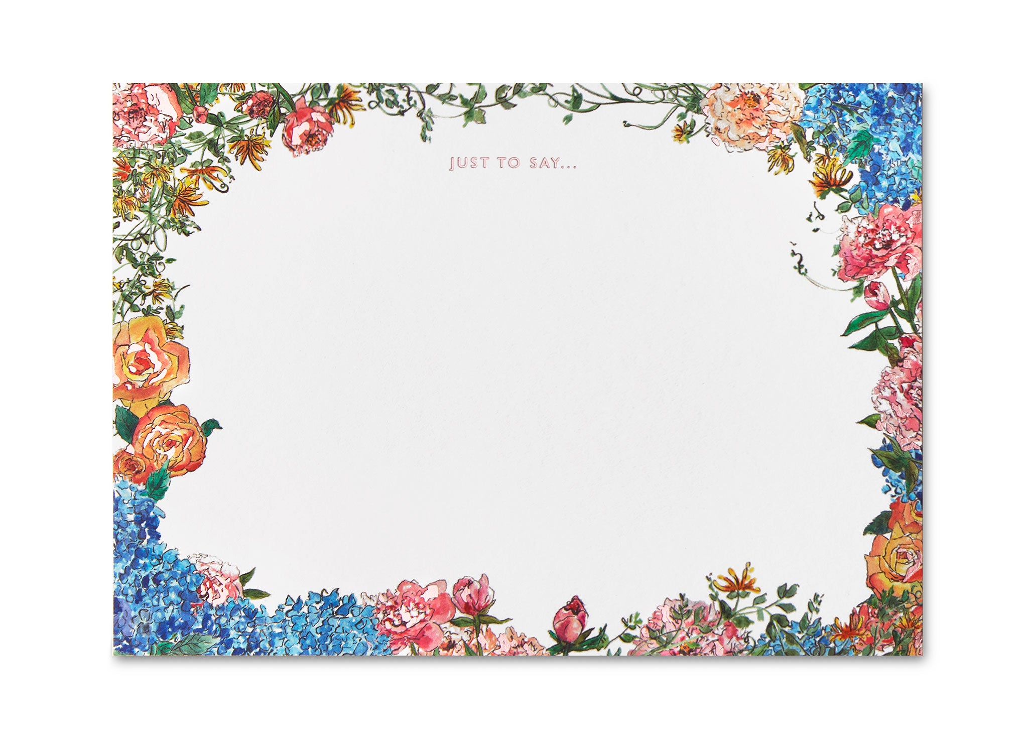 Summer Blooms Correspondence Cards