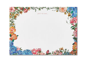Summer Blooms Correspondence Cards