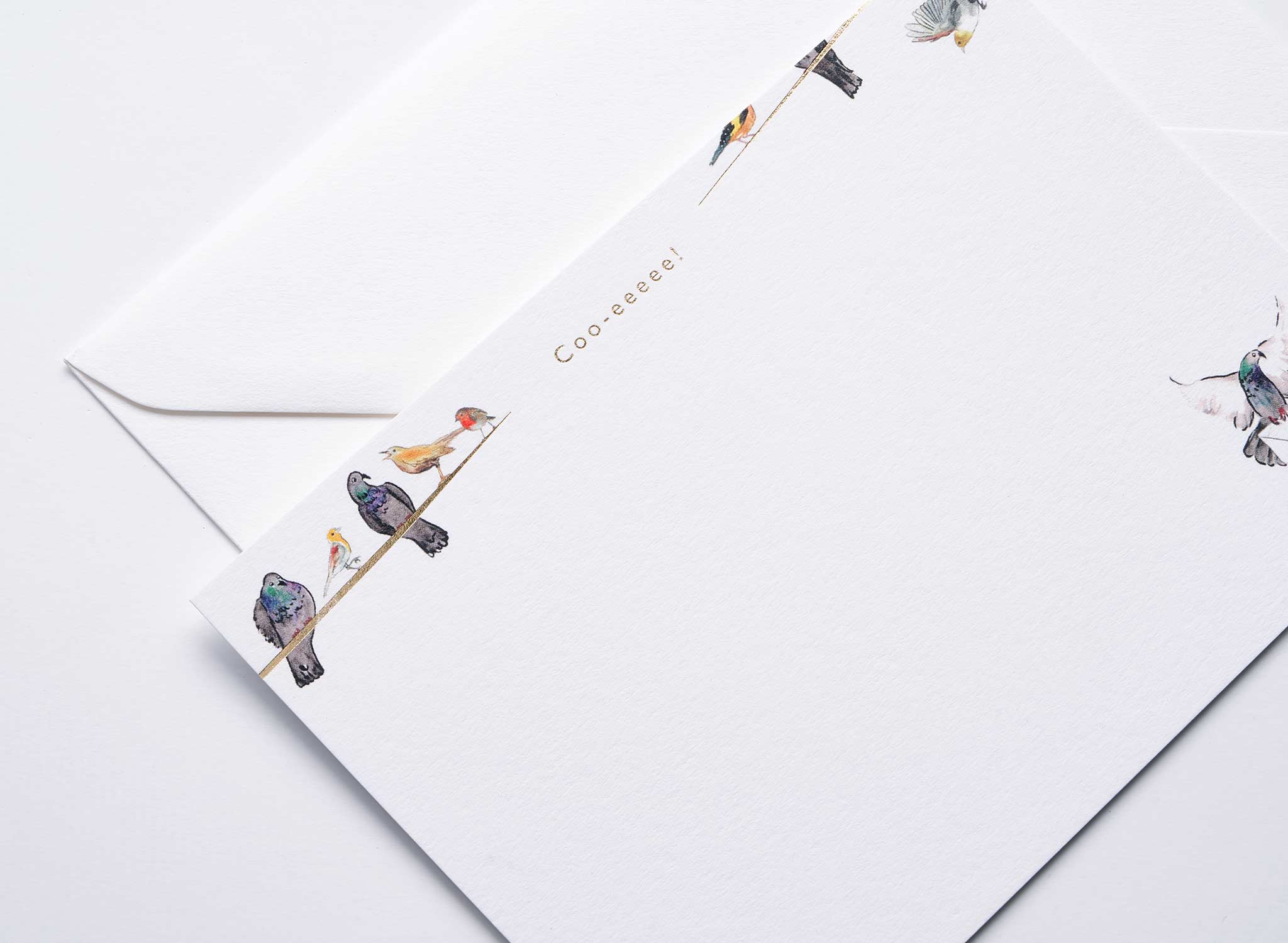 Coo-eeeee Luxury Correspondence Cards