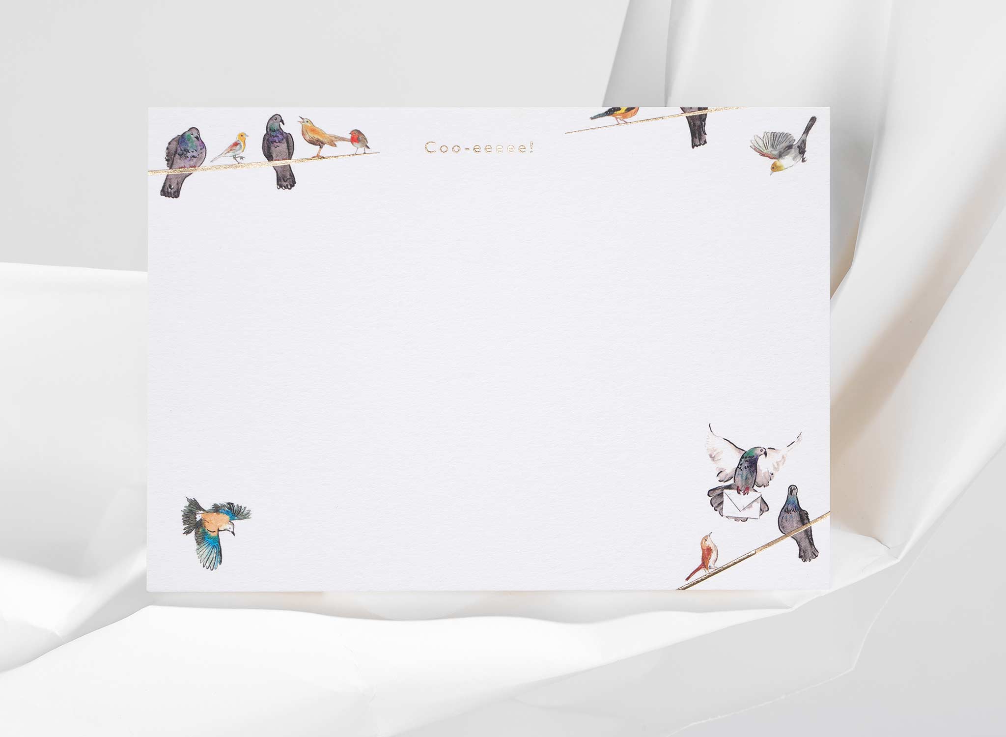 Coo-eeeee Luxury Correspondence Cards