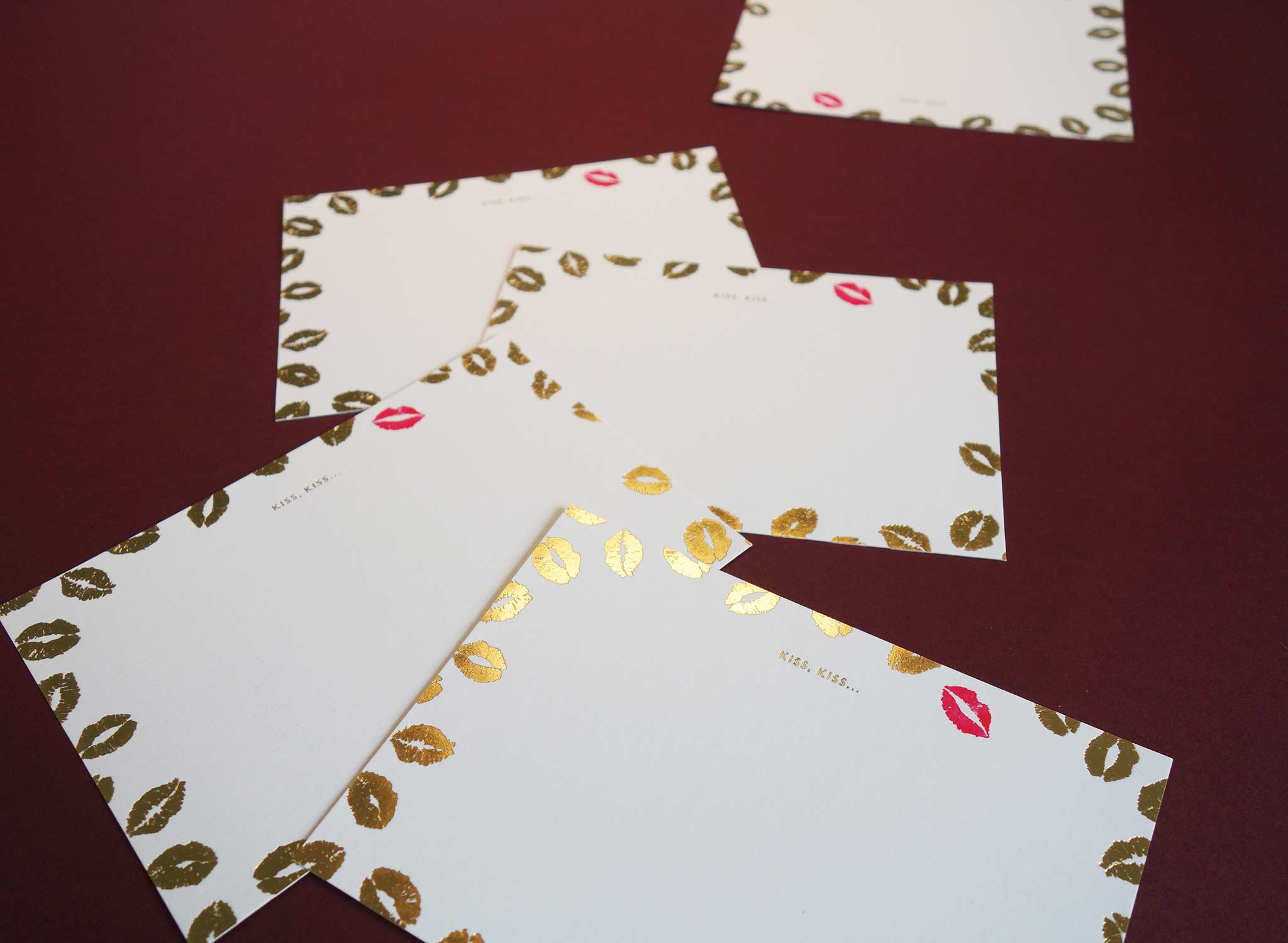 Kiss, Kiss Luxury Correspondence Cards