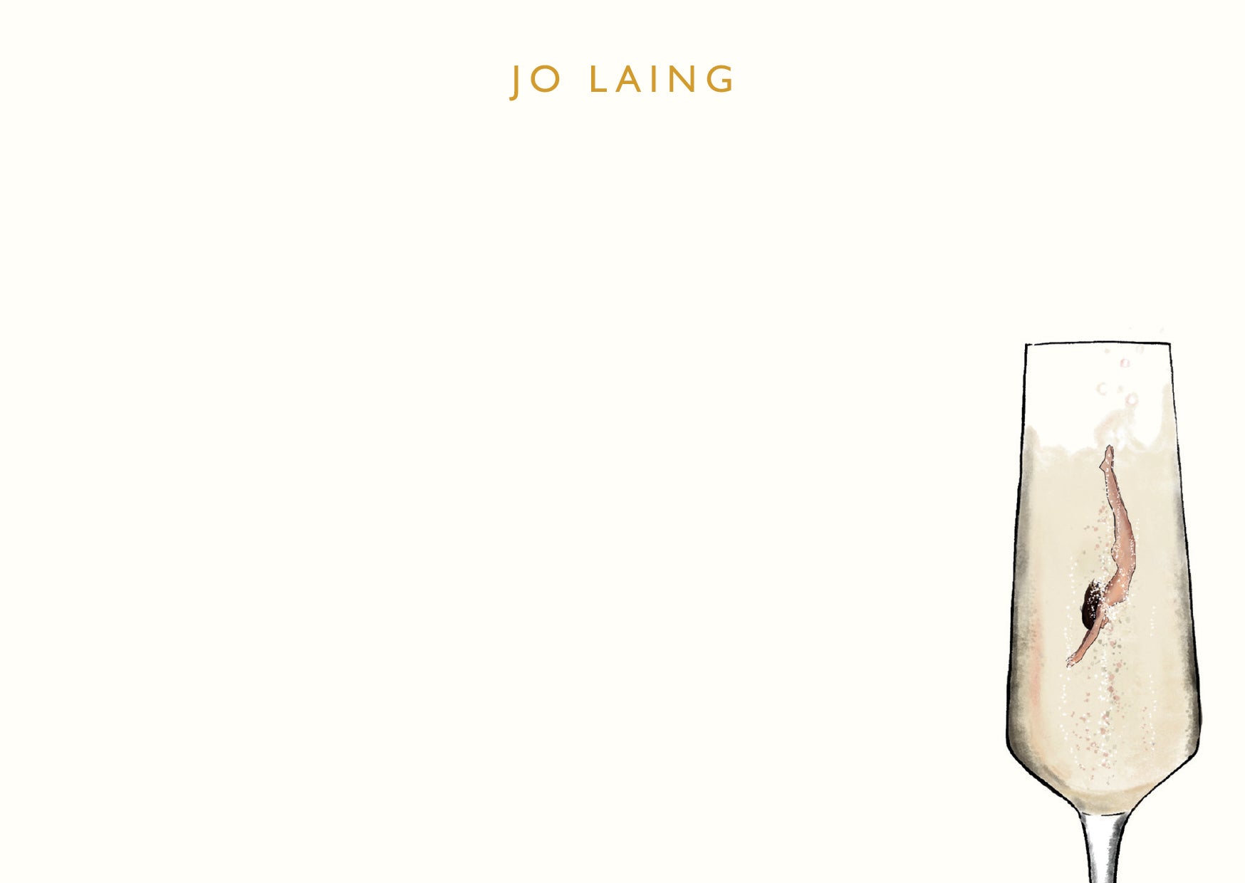 Jo Laing Bespoke Luxury Stationery Collection, Personalised with your name and Address