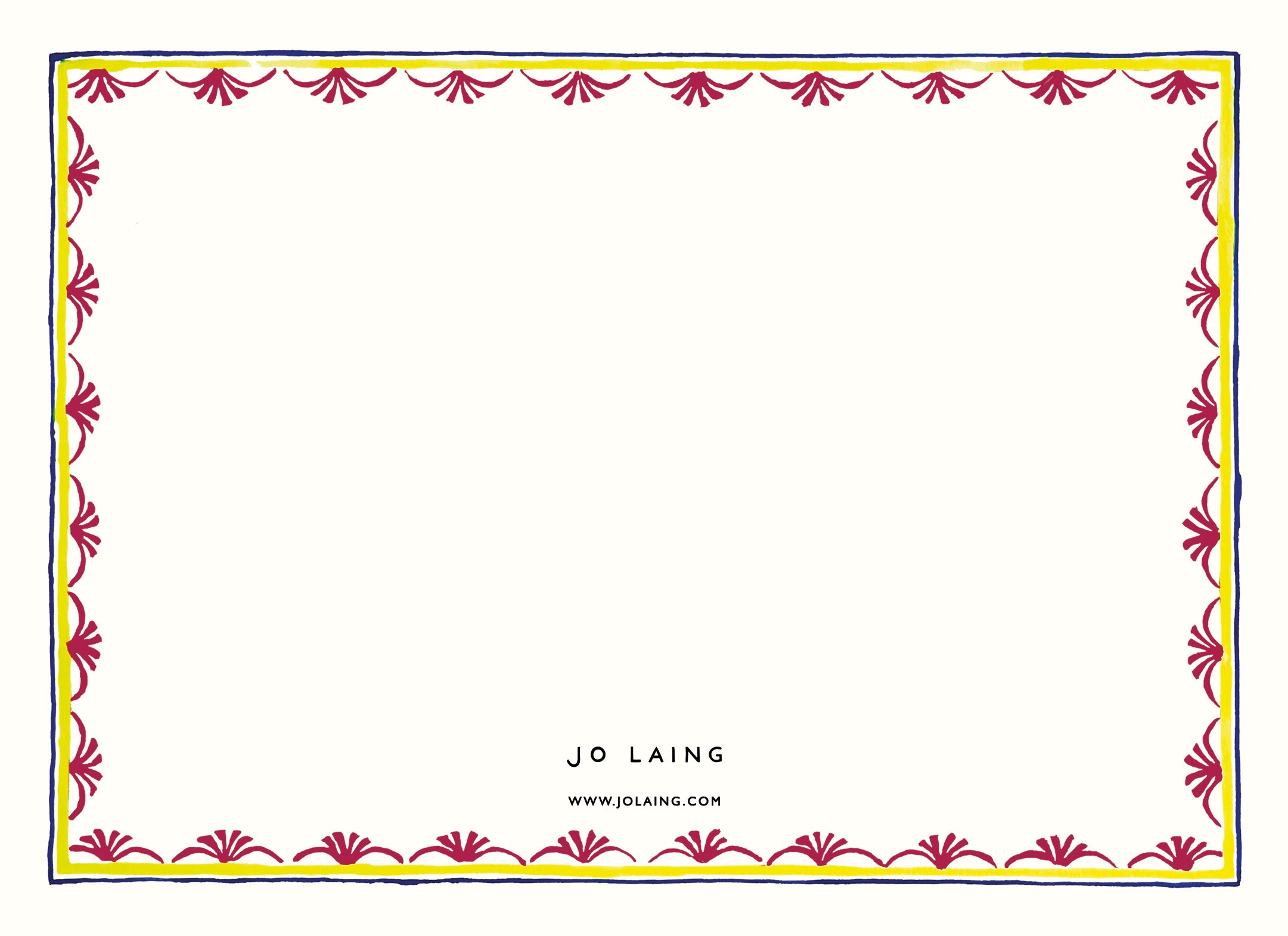 Jo Laing Bespoke Luxury Stationery Collection, Personalised with your name and Address