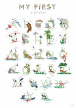 My First Alphabet' Nursery Art Print