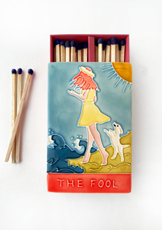 The Fool Ceramic Matchbox