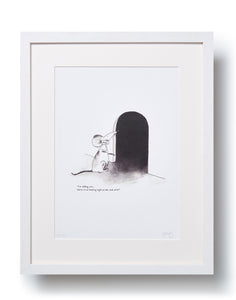 Jo Laing - Gicl√©e Fine Art Print - The Despondent Mouse