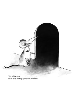 'The Despondent Mouse' Art Print