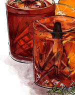 That First Sip of Negroni Art Print