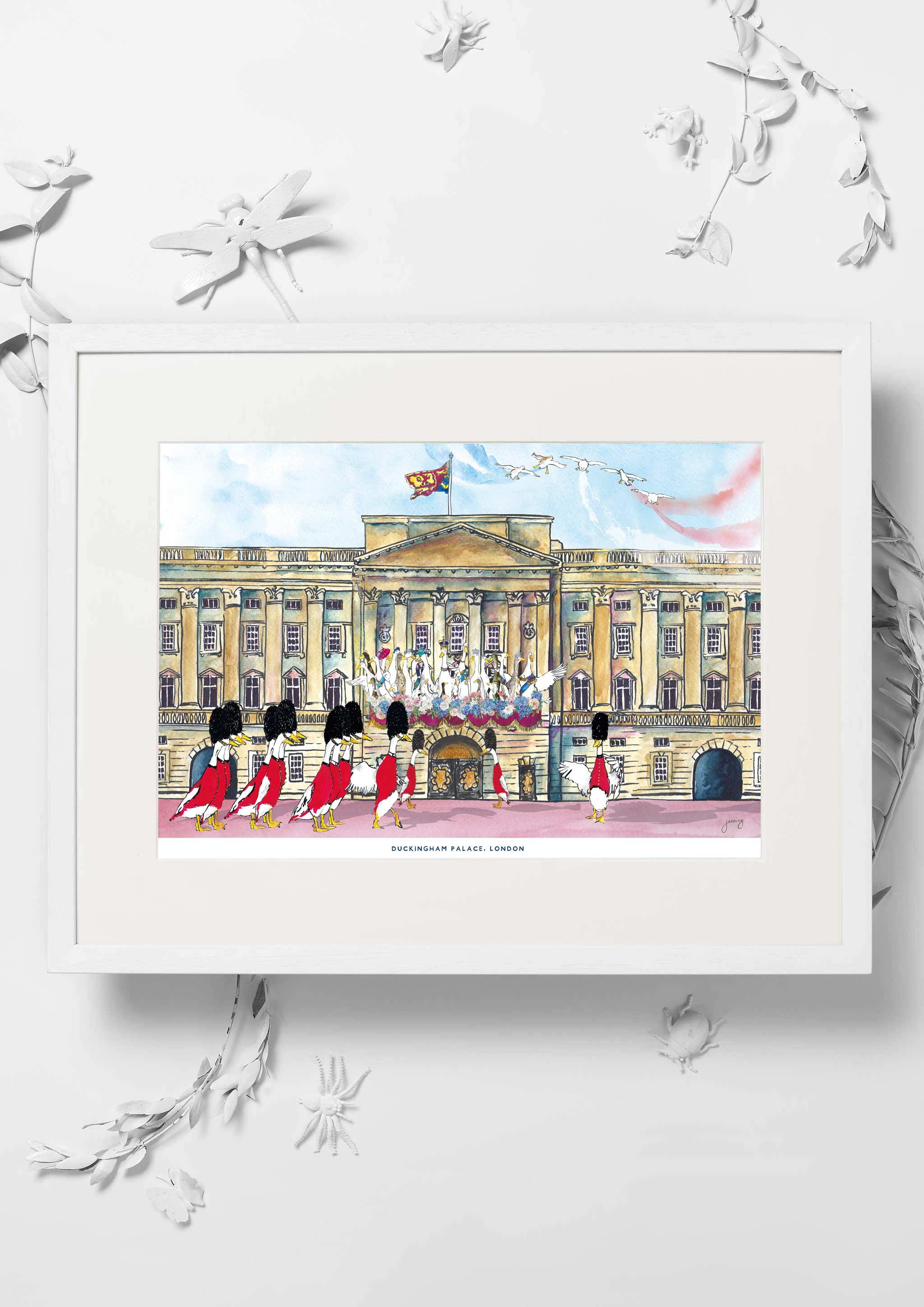 Duckingham Palace Nursery Art Print