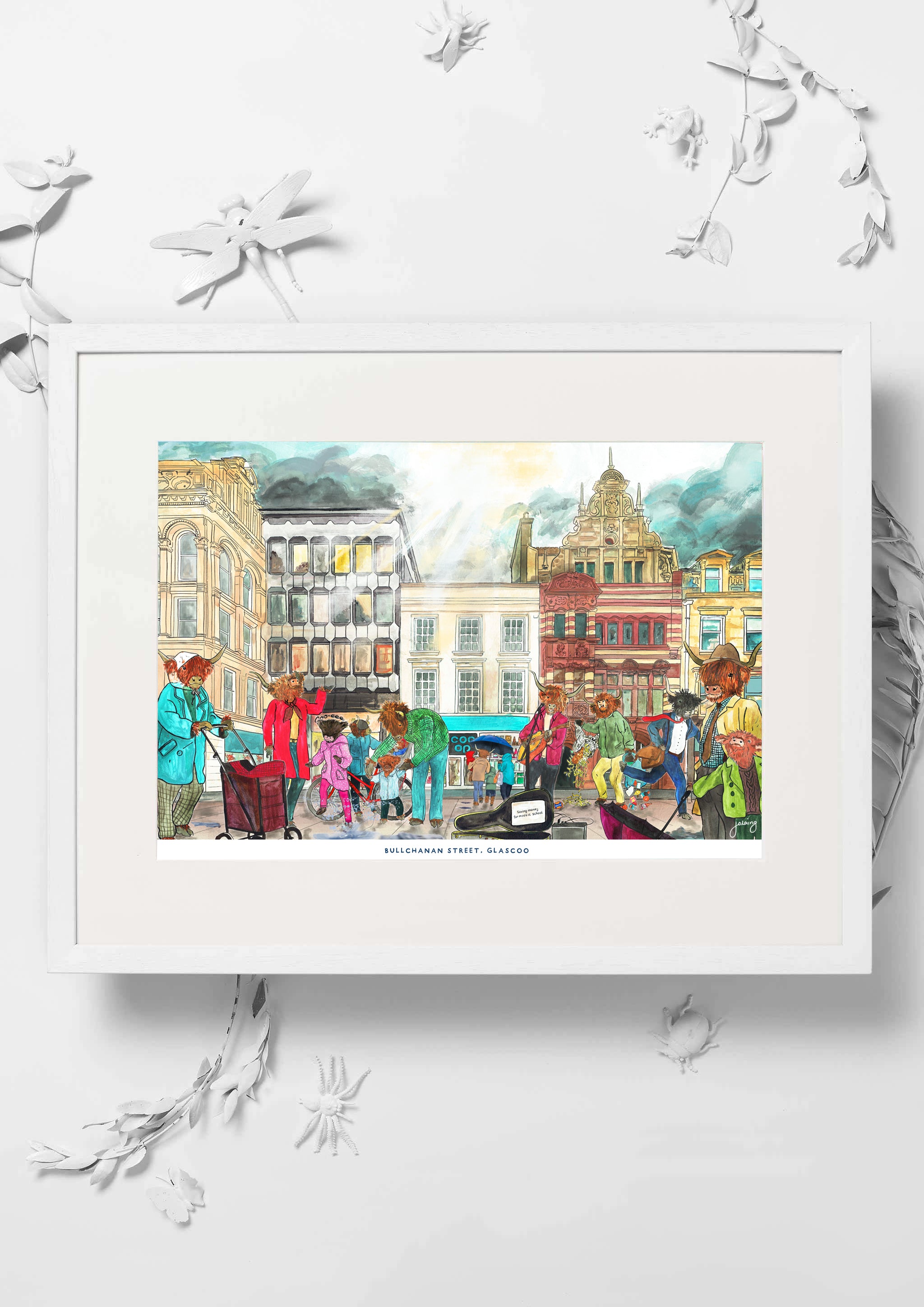 Glascoo Bullchanan Street Nursery Art Print