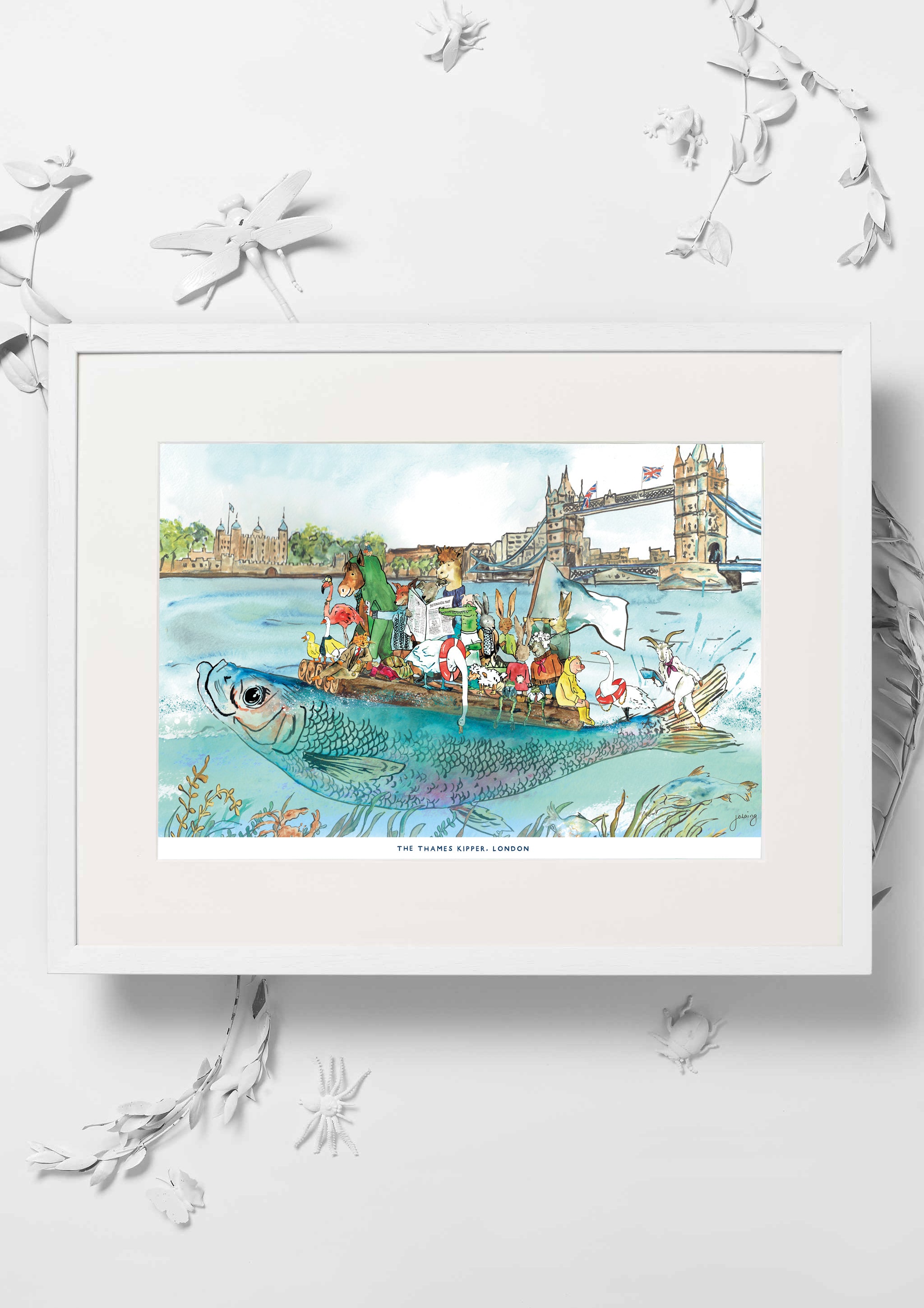 The Thames Kipper Nursery Art Print