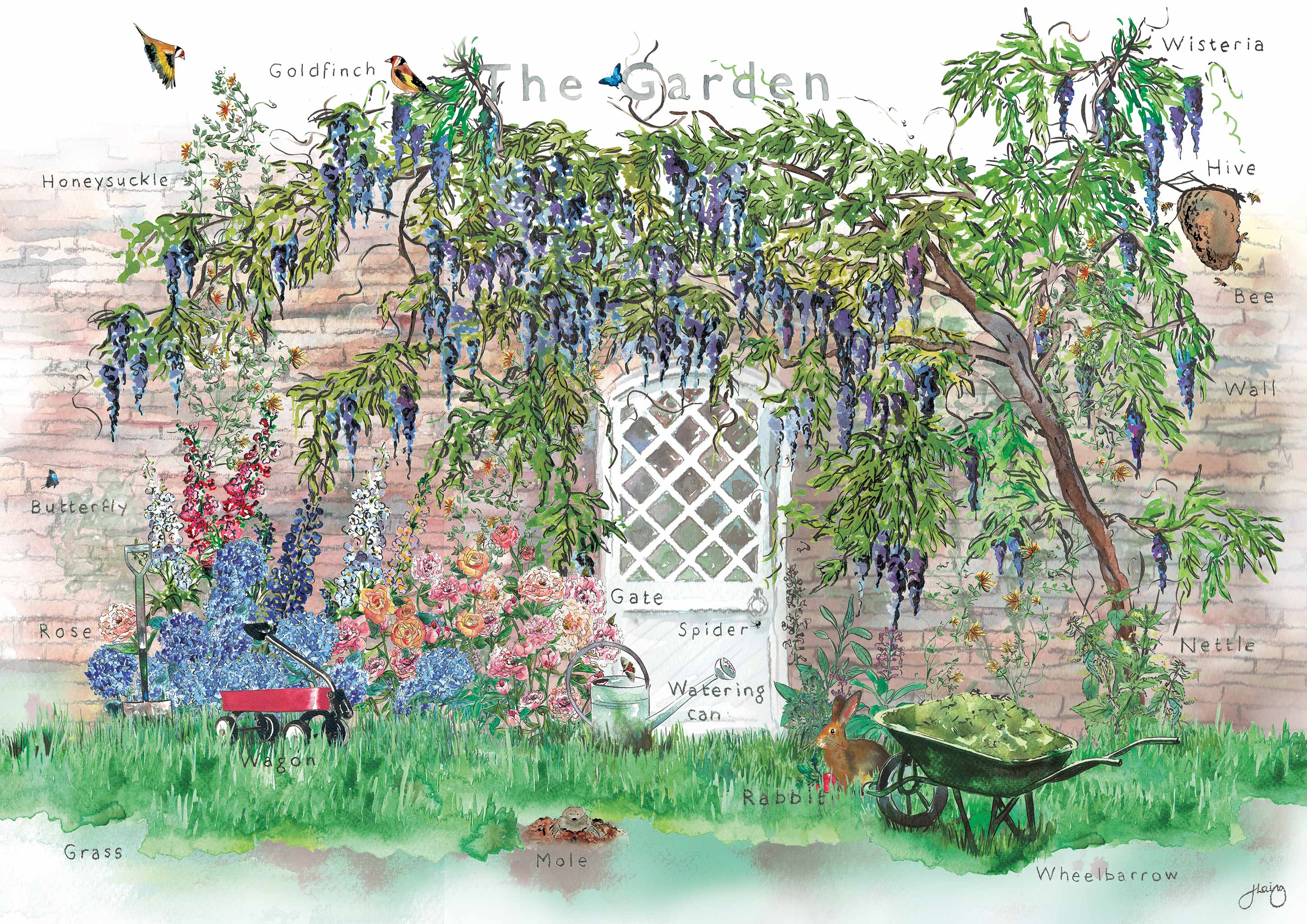The Garden Nursery Art Print