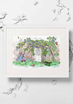 Jo Laing - Giclée Fine Art Print - The Field Garden Art Print