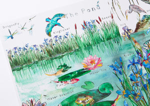 The Pond Nursery Art Print